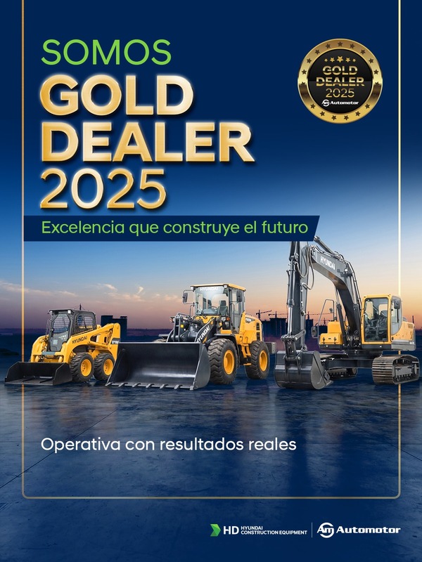 Automotor obtiene el reconocimiento “GOLD DEALER” en el HDAP 2025 de Hyundai Construction Equipment - Amigo Camionero