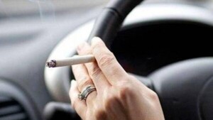 Multa por conducir fumando o tomando tereré llega a más de G. 1.000.000