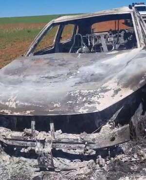 Hallan otro vehículo que habría sido utilizado en un asalto con explosivos en Naranjal - ABC en el Este - ABC Color