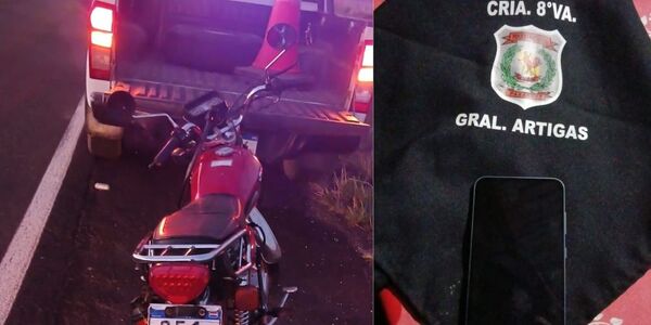 APREHENDEN A PRESUNTO AUTOR DE ROBO Y RECUPERAN CELULAR EN GENERAL ARTIGAS