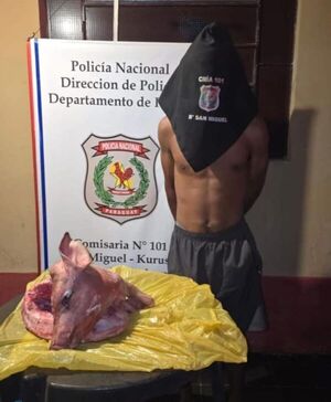 Se suspendió el asado; Yoni´i fue detenido tras hurtar el lechón de su tía