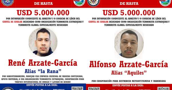 La Nación / USD 10 millones por hermanos Arzate García