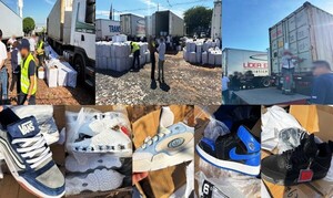 Incautan calzados falsificados en Luque •