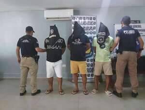 Allanan laboratorio de drogas y detienen a tres supuestos narcotraficantes en Pedro Juan Caballero - Policiales - ABC Color