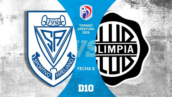 Ameliano vs. Olimpia: Paso a paso