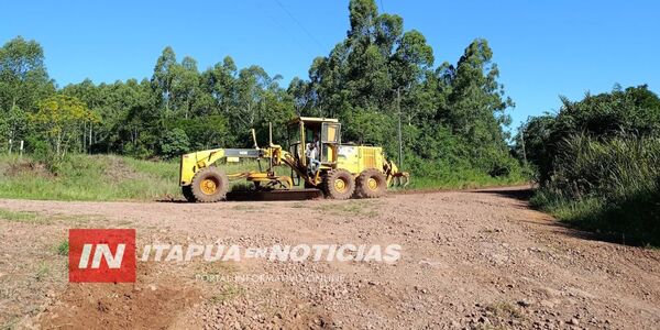 MUNICIPALIDAD DE NUEVA ALBORADA INTENSIFICA TRABAJOS VIALES EN PUERTO CANTERA