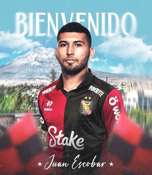 Juan Escobar, presentado como nuevo jugador del FBC Melgar de Arequipa - Fútbol Internacional - ABC Color
