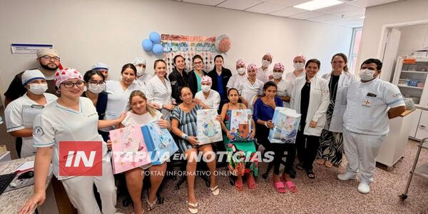 EL HOSPITAL GENERAL DE ITAPÚA HOMENAJEÓ A FUTURAS MADRES