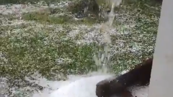 Reportan granizadas en varios departamentos