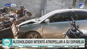 Intento de feminicidio en Asunción: embistió la casa de su expareja