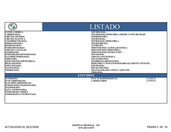 IPS Encarnación anuncia nuevos horarios en consultorios por aplicación de ley