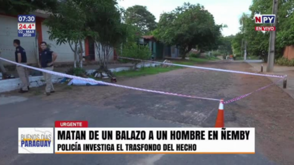 Asesinan a un hombre que intentó defender de un asalto a una mujer en Ñemby