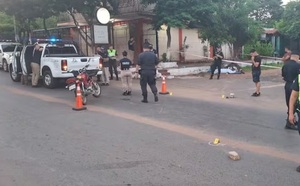 Motoasaltantes balean y asesinan a un hombre que quiso impedir un asalto en Ñemby
