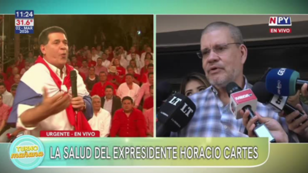 Horacio Cartes recibe el alta médica este lunes tras cuatro días de internación