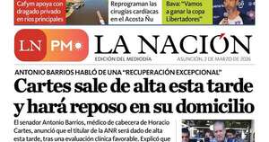 La Nación / LN PM: edición de 2 de marzo