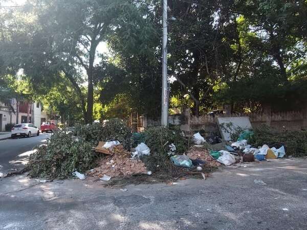 Asunción: barrios céntricos recibieron el feriado sumergidos en la mugre - Nacionales - ABC Color