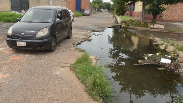 Otro "legado" de Nenecho: Vecinos del barrio Terminal viven con inundaciones y calles destrozadas