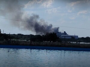 Incendio de grandes proporciones en Chaco'i genera columna de humo visible desde varios puntos
