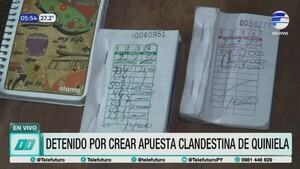 Detenido por quiniela clandestina en Asunción