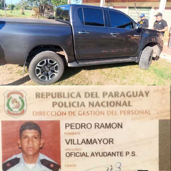 Detienen a policía con camioneta robada durante control en el Chaco