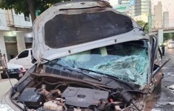 Choque frontal en Santa Teresa deja un herido