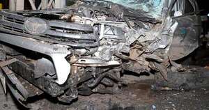 Diario HOY | Violento choque frontal sobre Santa Teresa deja un herido