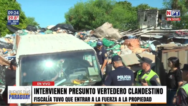 Intervienen vertedero clandestino: supuesta propietaria pide más de G. 700 millones a cambio de irse