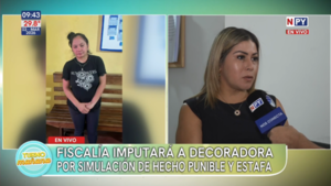 Fiscalía imputará a decoradora por simulación de hecho punible y estafa