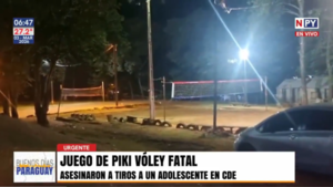 Trágico juego de piki vóley: asesinan a balazos a un adolescente de 17 años en CDE