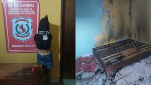 Salió a trabajar, su novia se enojó y quemó la cama