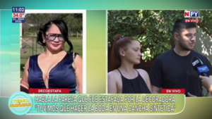 De boda soñada a festejar en cancha sintética tras estafa de organizadora de eventos