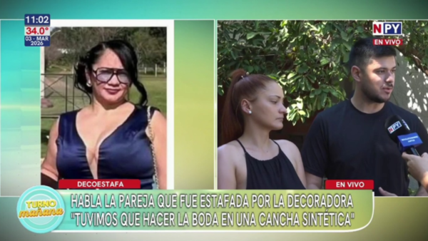 De boda soñada a festejar en cancha sintética tras estafa de organizadora de eventos