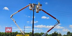 ANDE EJECUTÓ MANTENIMIENTO PREVENTIVO EN LÍNEA DE MEDIA TENSIÓN EN HOHENAU