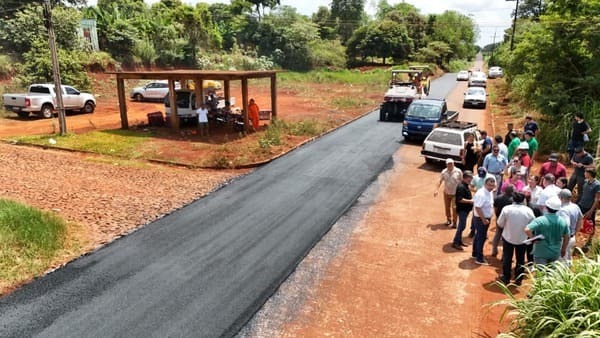 Pavimentación de la Calle Km 9 de Ciudad del Este ya registra 40% de avance, con financiamiento de Itaipú | DIARIO PRIMERA PLANA