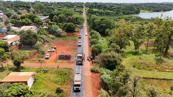Pavimentación de la Calle Km 9 alcanza 40% de avance con financiamiento de Itaipú - ADN Digital