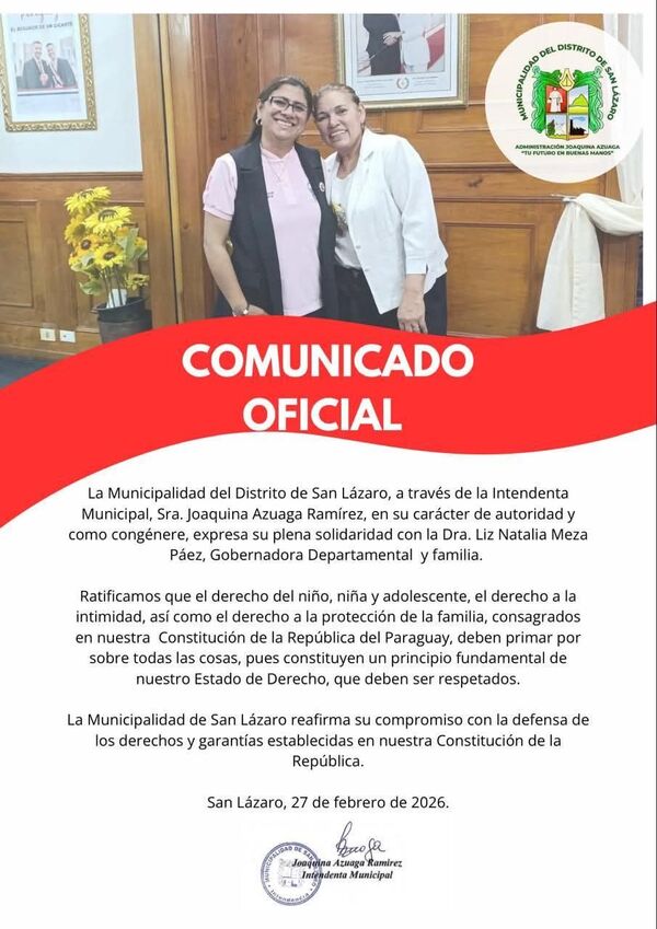 Intendentes municipales respaldan a la gobernadora Liz Meza tras críticas - Concepción al Día