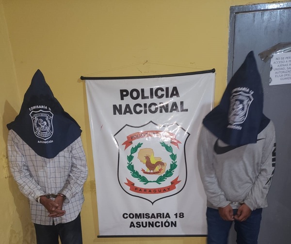Dos detenidos tras persecución policial por robo de motocicleta en Asunción | Unicanal