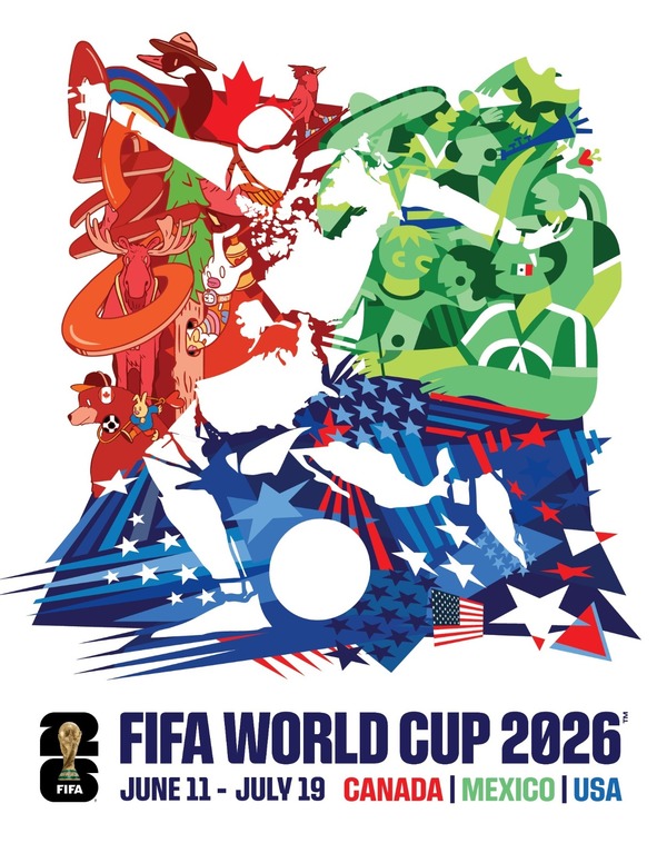 La FIFA presenta el póster oficial del Mundial 2026