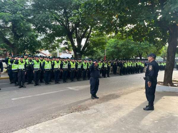 Copa Sudamericana: así trabajará la Policía para el partido Trinidense vs. Olimpia - Nacionales - ABC Color