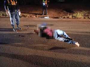 Popular / Péndex fue atropellado por un auto en Pedro Juan Caballero