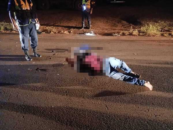 Popular / Péndex fue atropellado por un auto en Pedro Juan Caballero