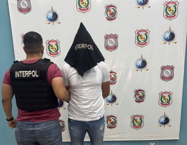 INTERPOL DETIENE EN ENCARNACIÓN A HOMBRE CON ORDEN DE CAPTURA NACIONAL E INTERNACIONAL