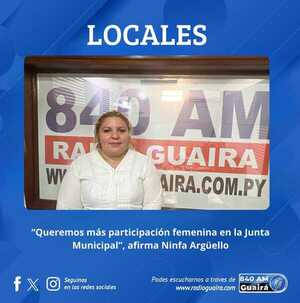 NINFA ARGÜELLO, PRECANDIDATA A CONCEJAL DEL PLRA, PROPONE MÁS PARTICIPACIÓN FEMENINA EN LA JUNTA MUNICIPAL