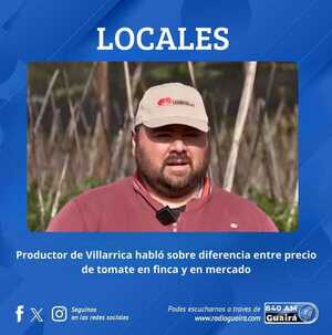 PRODUCTOR DE ESPINILLO COMENTA SOBRE EL COSTO DEL TOMATE