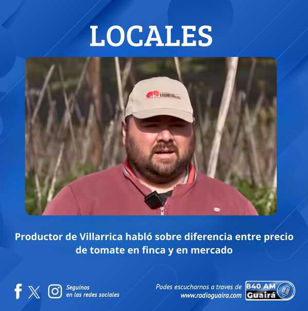 PRODUCTOR DE ESPINILLO COMENTA SOBRE EL COSTO DEL TOMATE