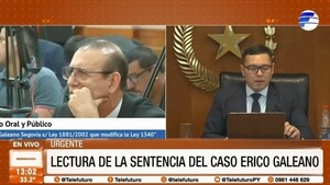 Condenan a 13 años a Erico Galeano por lavado de dinero y asociación criminal