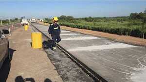 Paran obras de la primera ruta de hormigón rígido en Concepción por falta de pago