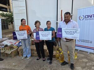DNIT dona 1.500 kilos de mercaderías a tres comedores de Concepción - Concepción al Día