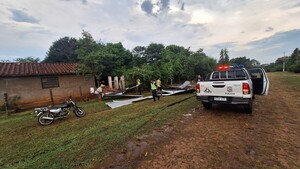 Temporal destechó viviendas en tres distritos de Misiones