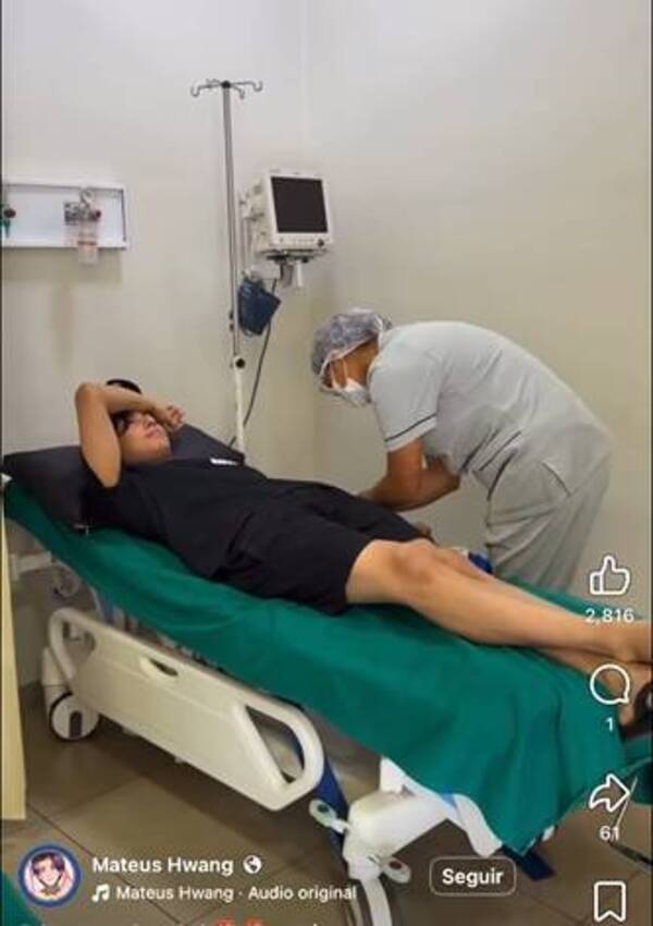 ¿Influencer se hizo del enfermo para hacer publicidad?